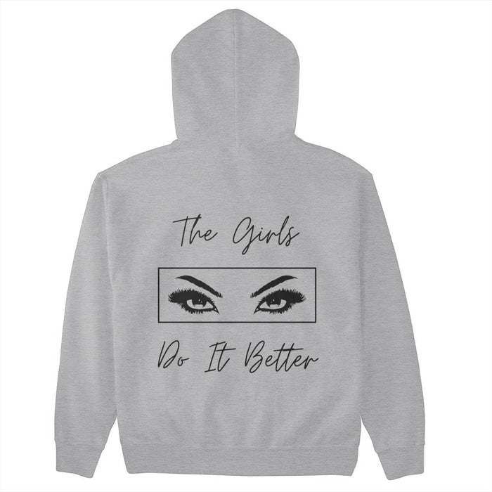 Girls Do It Better Black Print | Light Colors | Adult Hoodie