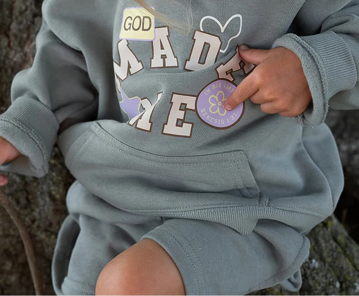 God Made Me Kids Hoodie