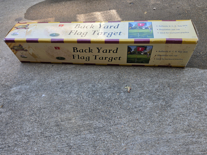 Golf Flag Target for Back Yard, unopened packaging