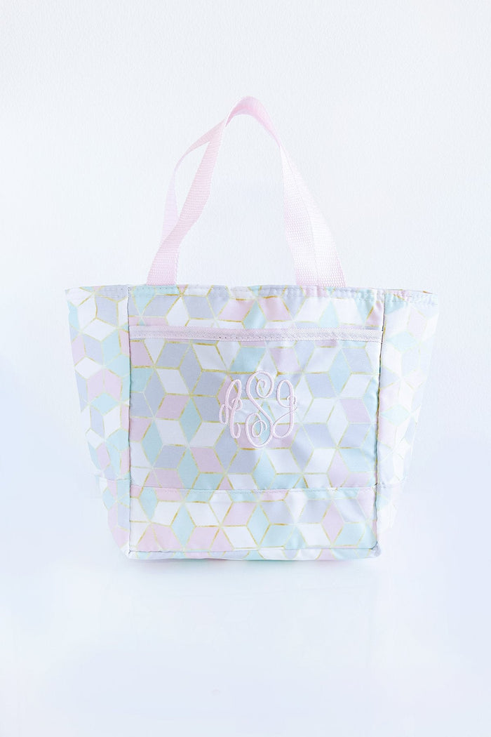 Grab And Go Geometric Lunch Bag