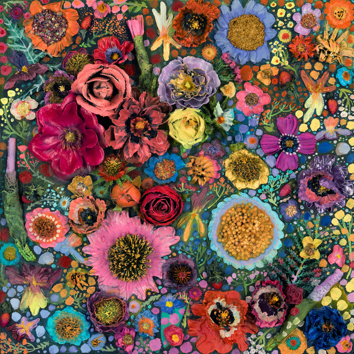 GreenBox Art - Flower Blossoms Stretched Canvas