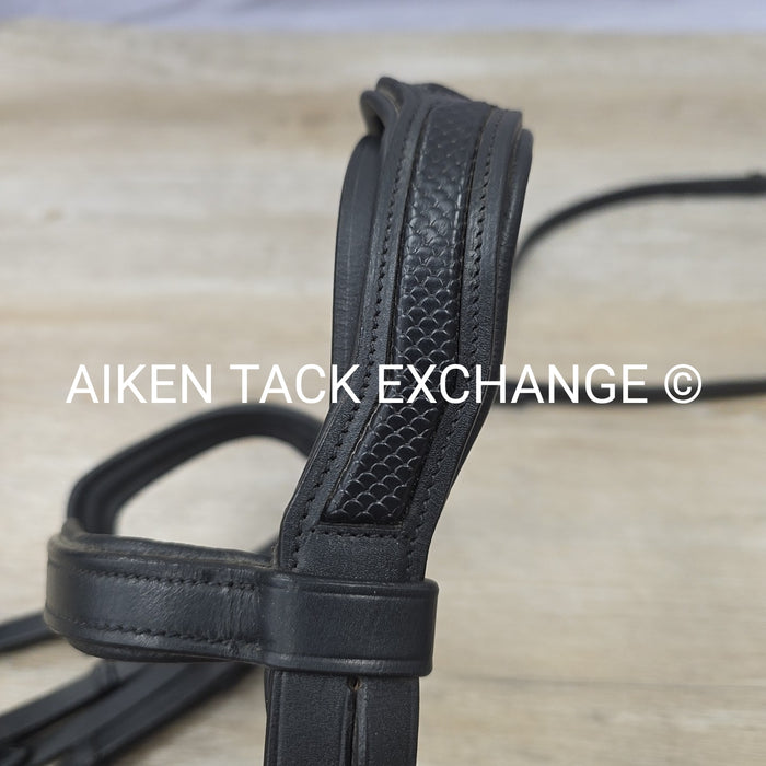 Grewal Equestrian Cobra Monorcown Bridle with Bradoon Hanger & Matching Reins, B