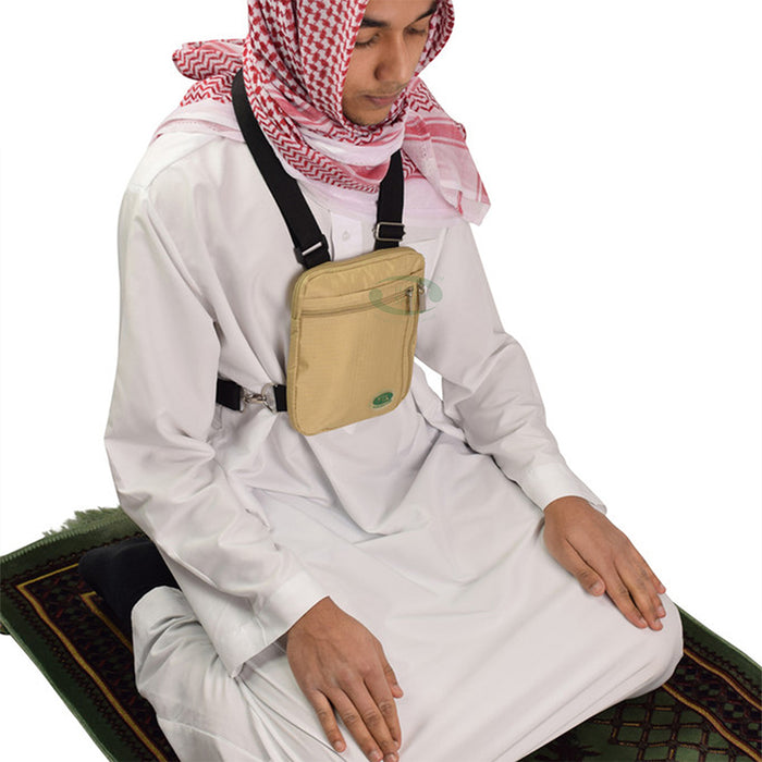 HajjSafe™ Hajj & Umrah - Anti-Theft Secure Side Bag & Neck Bag