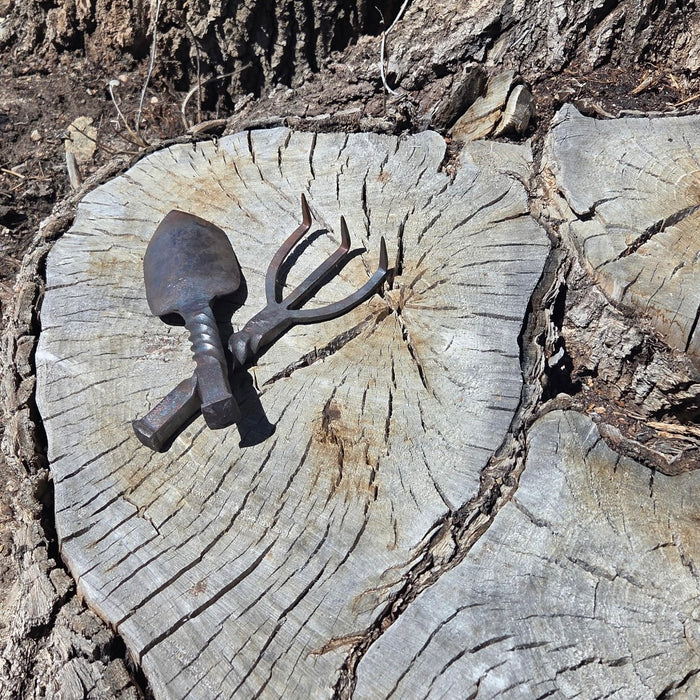 Hand Forged Gardening Tool Set