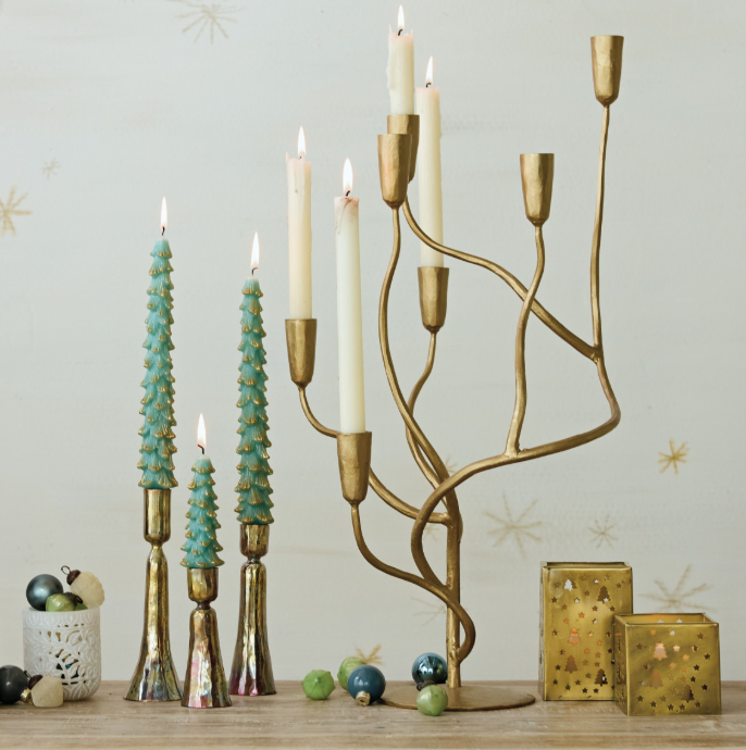Hand-Forged Iron Candelabra - 13 Hub Lane   |  Candelabras