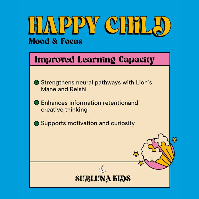 Happy Child: Mood & Brain Gummy - Piña Colada Flavor