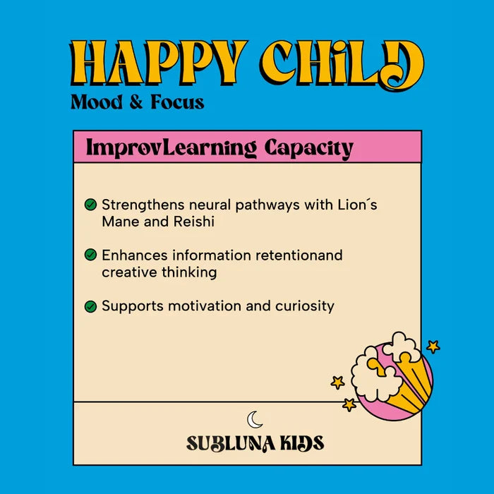 Happy Child: Mood & Brain Gummy - Piña Colada Flavor