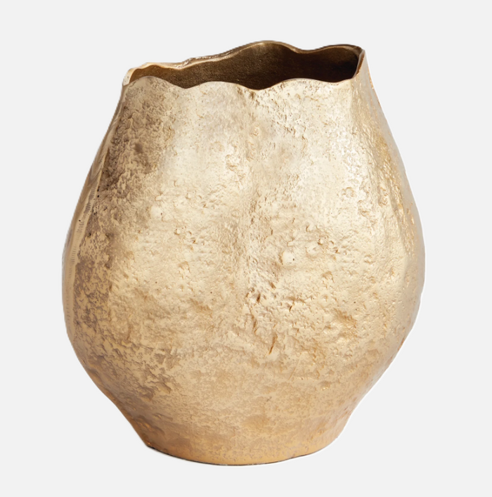 Harlin Short Vase - 13 Hub Lane   |  Aluminum Vases