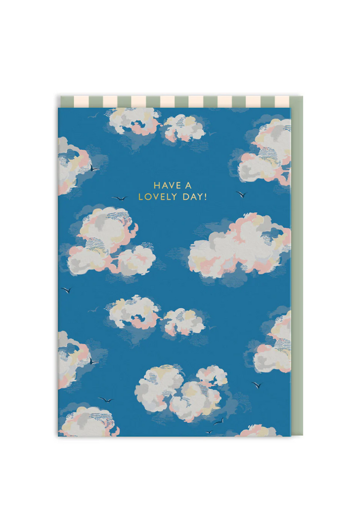Have A Lovely Day Greeting Card - Cloud