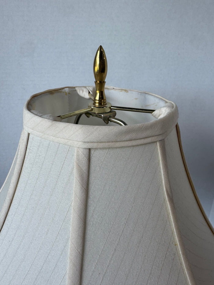 Heavyweight Brass Swing Arm Desk Lamp (WORKS)