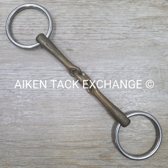 Herm Sprenger KK Ultra Aurgian Double Joint Loose Ring Bradoon Bit 5.5"