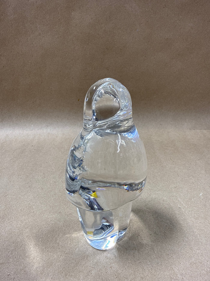 Holmegaard Eskimo Glass Figurine - Signed // 2 Available // PRICED INDIVIDUALLY