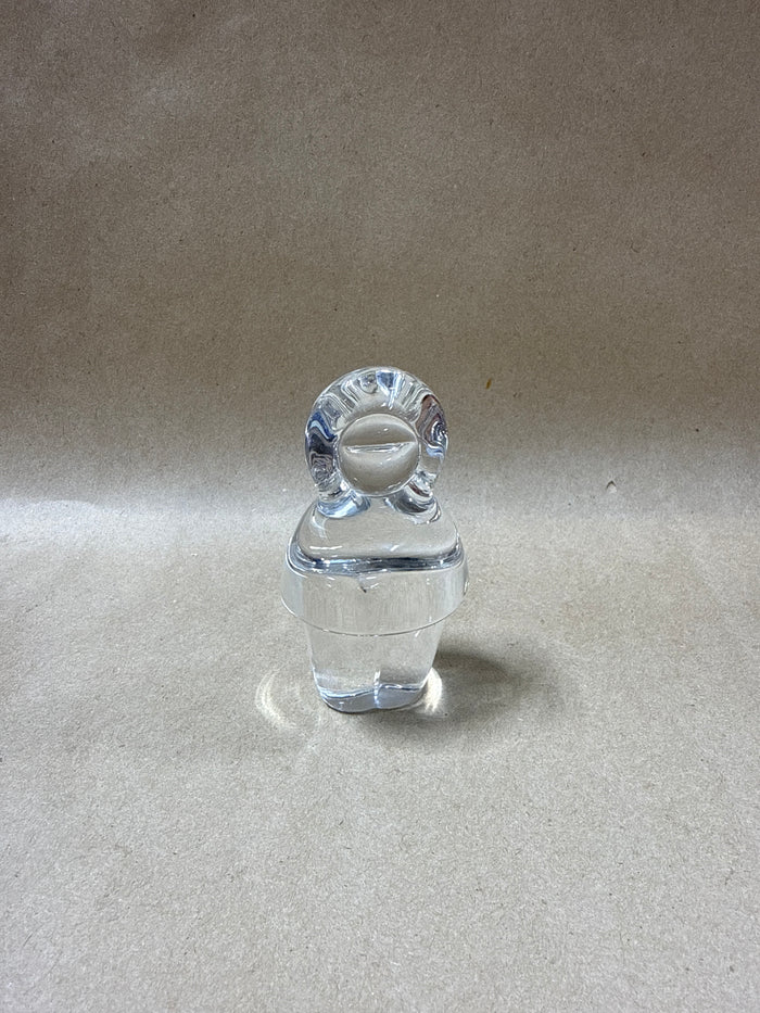Holmegaard Eskimo Glass Figurine - Signed