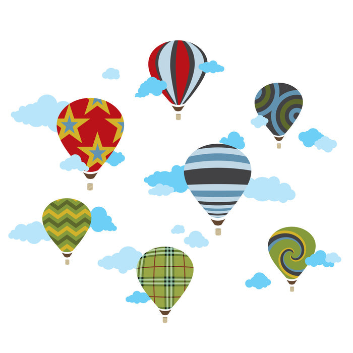 Hot Air Balloons Wall Decal