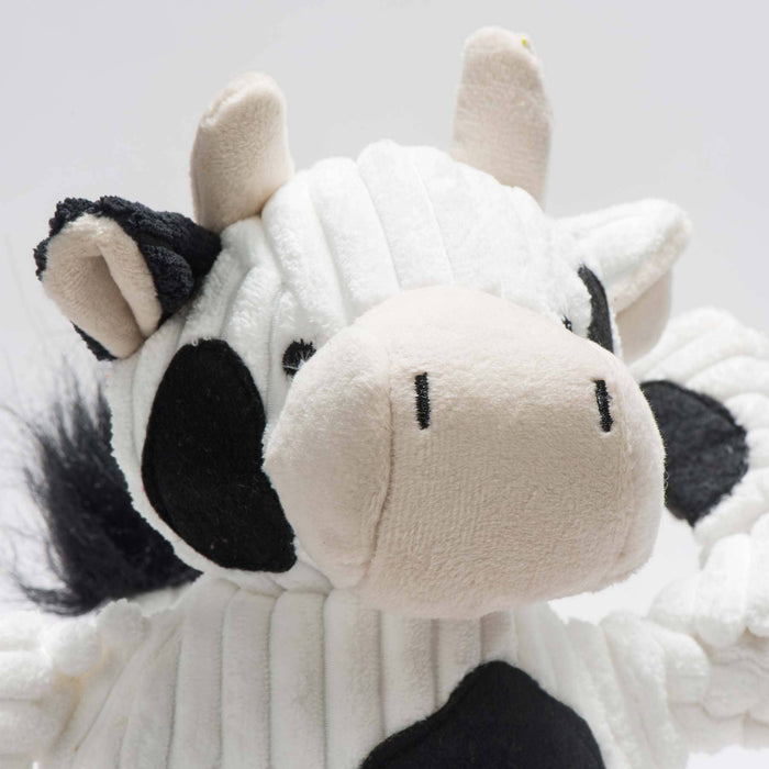 HuggleGroup - Dottie Cow Knottie® Plush Dog Toy