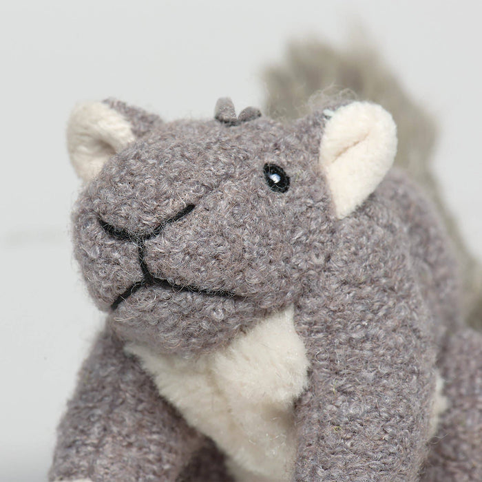 HuggleHounds- Feller Squirrel Plush Dog Toy: Small