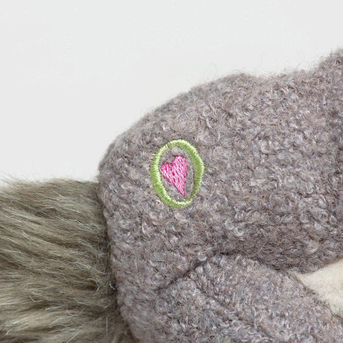 HuggleHounds- Feller Squirrel Plush Dog Toy: Small
