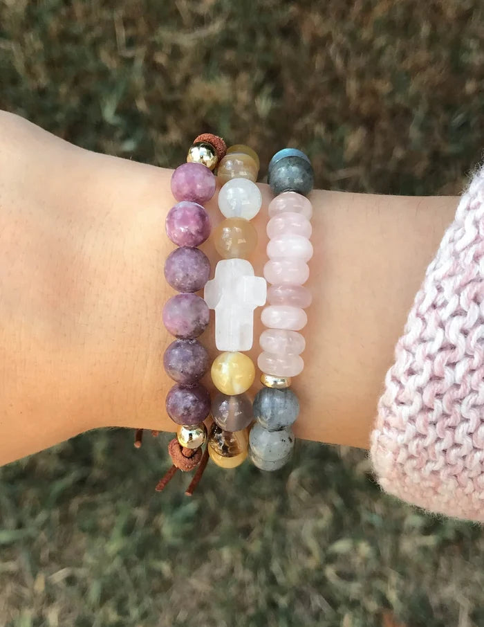 Israel Cross Bracelet