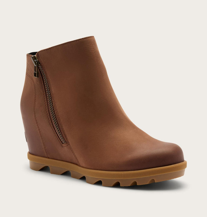Joan Rhapsody™ Zip Women's Wedge Boot - Dark Auburn/Gum
