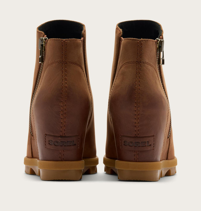 Joan Rhapsody™ Zip Women's Wedge Boot - Dark Auburn/Gum
