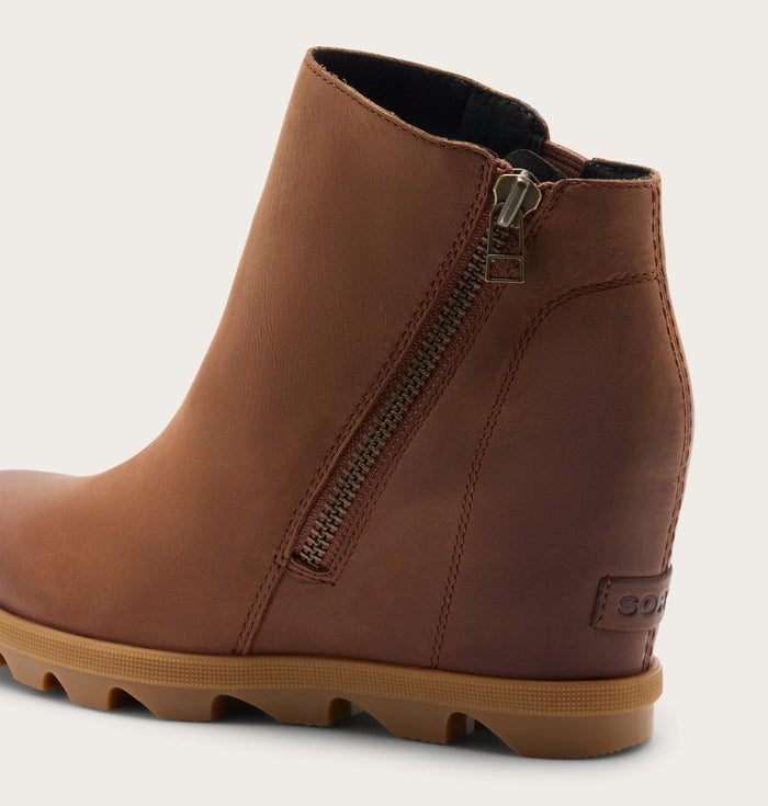 Joan Rhapsody™ Zip Women's Wedge Boot - Dark Auburn/Gum