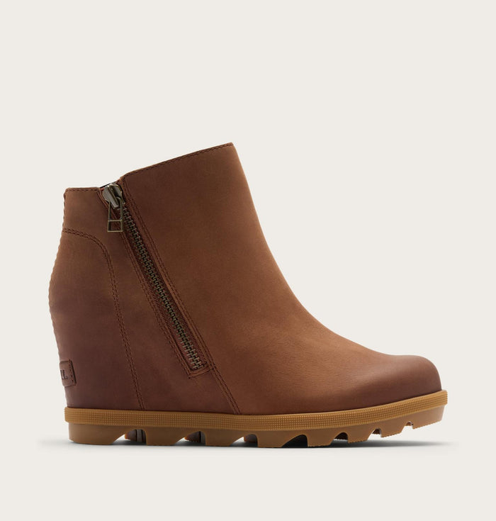 Joan Rhapsody™ Zip Women's Wedge Boot - Dark Auburn/Gum