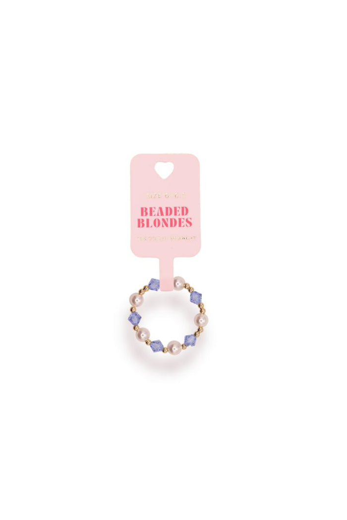 June Ring - Blue Pearl