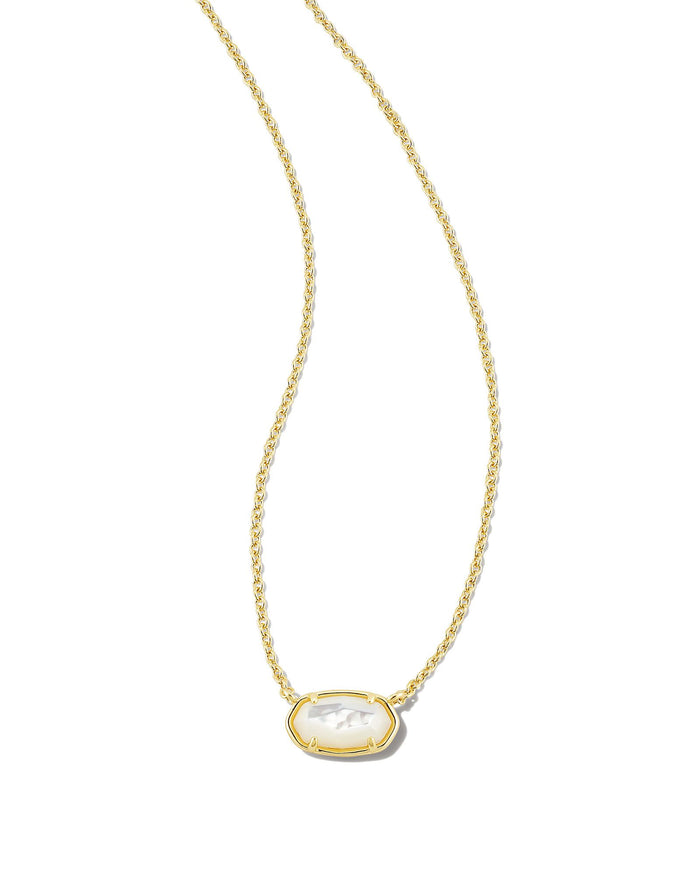 Kendra Scott - Necklace - Ellie Gold Stud - Grayson Gold Pendant - Ivory Mother of Pearl - Findlay Rowe Designs