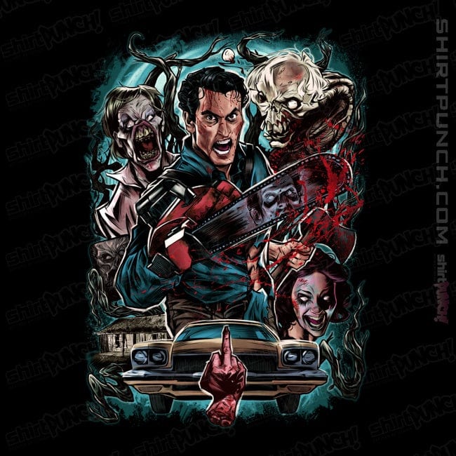 Daily_Deal_Shirts Magnets / 3"x3" / Black Kicking The Devil