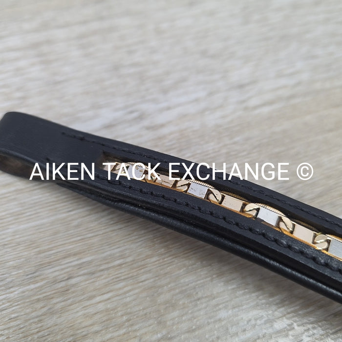 Kieffer Padded Bling Browband, Black, 15.5"