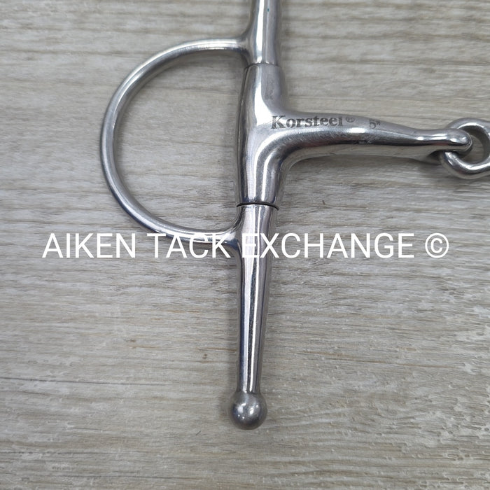 Korsteel French Link Full Cheek Bit 5"