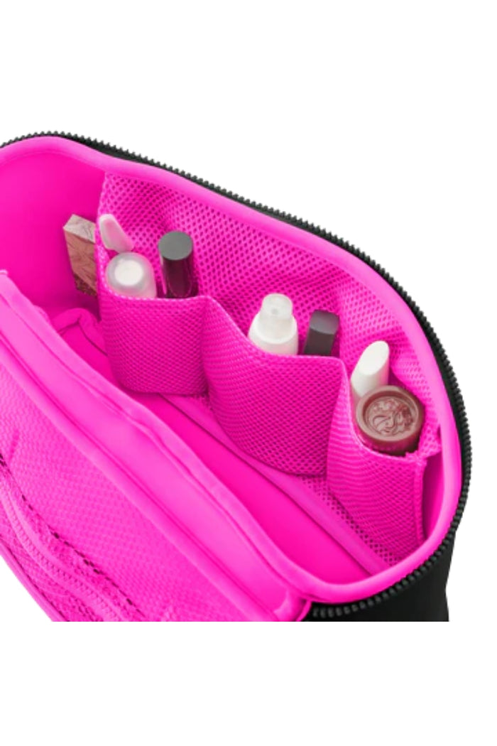 KUSSHI Neoprene Tile Bag - Black/Pink