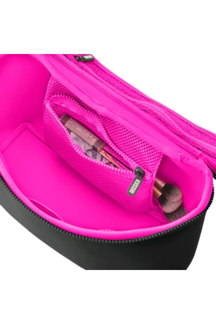 KUSSHI Neoprene Tile Bag - Black/Pink