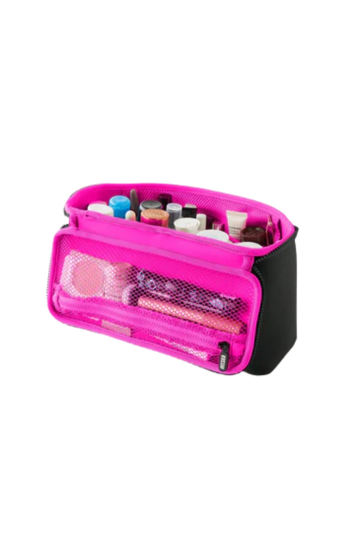 KUSSHI Neoprene Tile Bag - Black/Pink