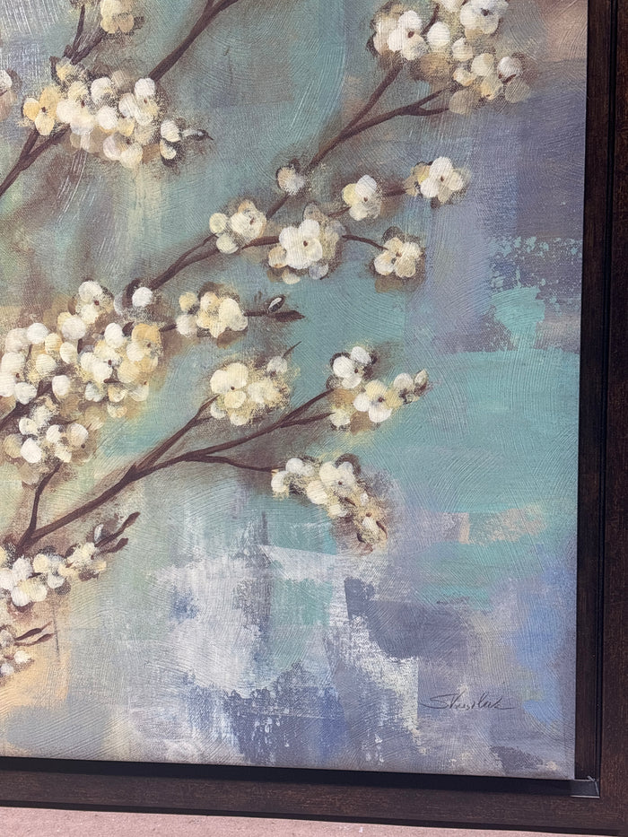 Kyoto Blossoms Print on Canvas by Silvia Vassileva; Signed (B)