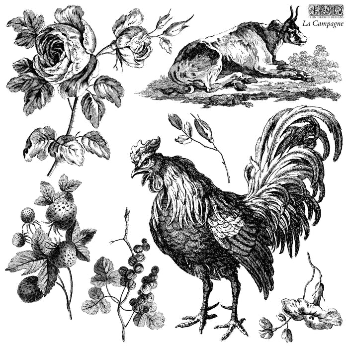 La Campagne IOD Décor Stamp
