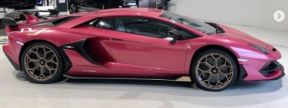 Lamborghini 0323 Rosso Porphyrios Basecoat Clearcoat Quart Complete Paint Kit