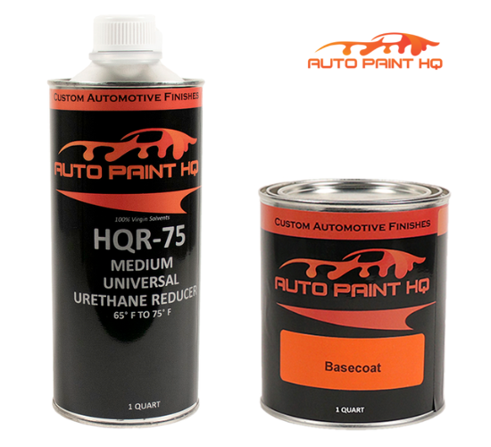 Lamborghini LY3W Rosso Metis Basecoat With Reducer Quart (Basecoat Only) Kit