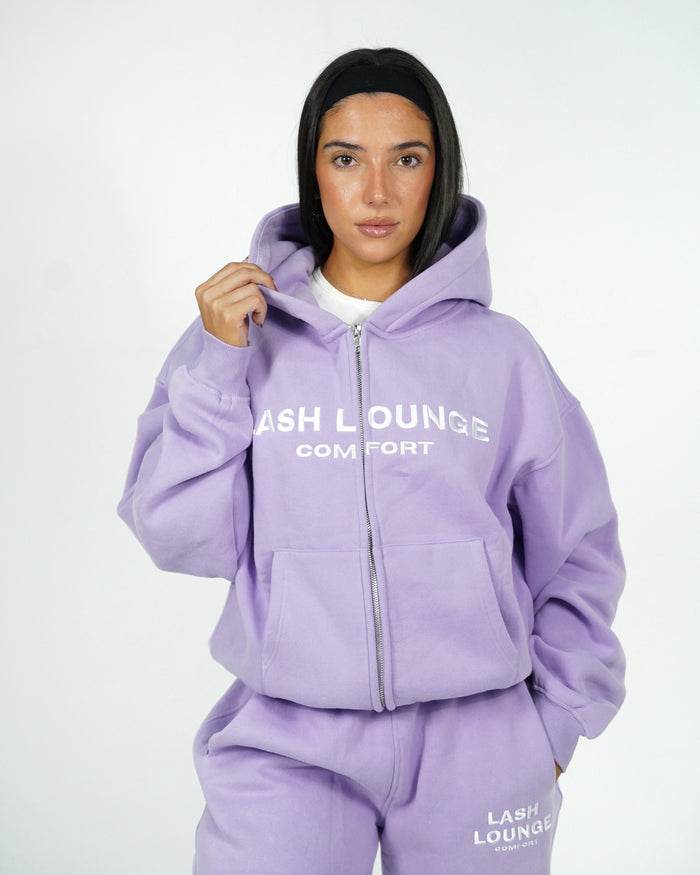 Lavender Lash Lounge Zip