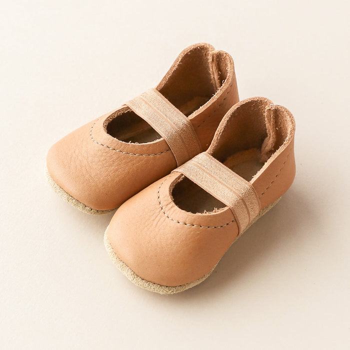 Leather Mary Janes - Medium Brown