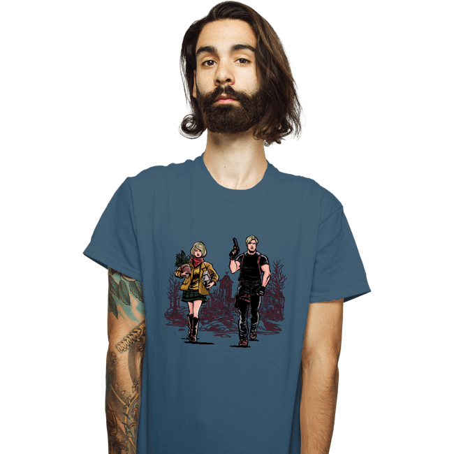 Daily_Deal_Shirts T-Shirts, Unisex / Small / Indigo Blue Leon