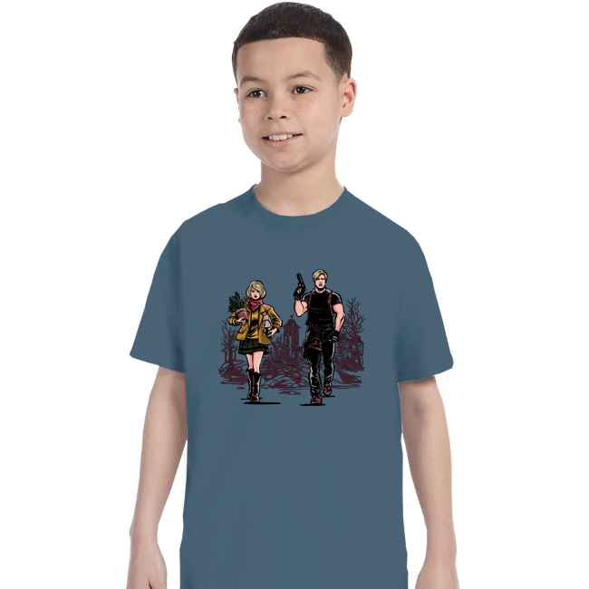 Daily_Deal_Shirts T-Shirts, Youth / XS / Indigo Blue Leon