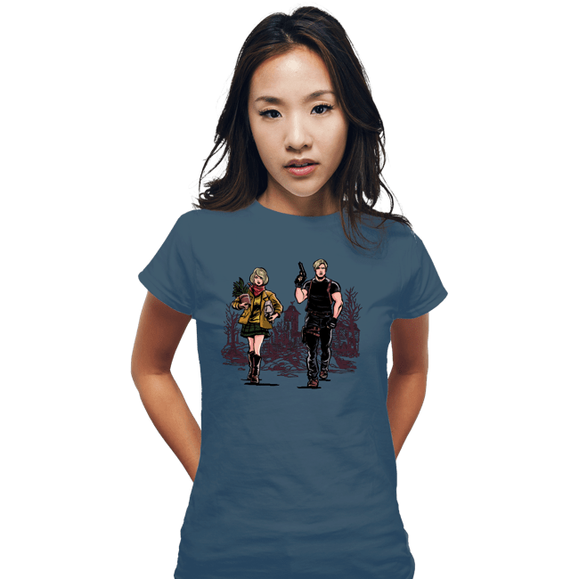 Fitted Shirts, Woman / Small / Indigo Blue
