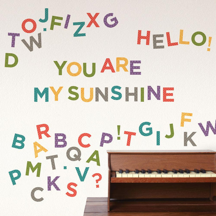 Letters Fabric Wall Decal