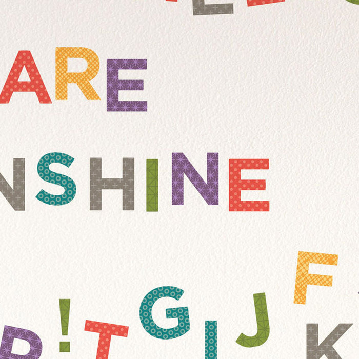Letters Fabric Wall Decal