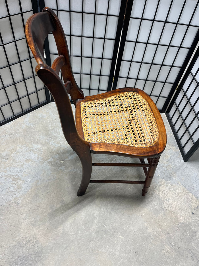 Lightweight Chair with Cane Seat
