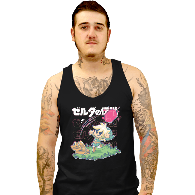 Tank Top, Unisex / Small / Black