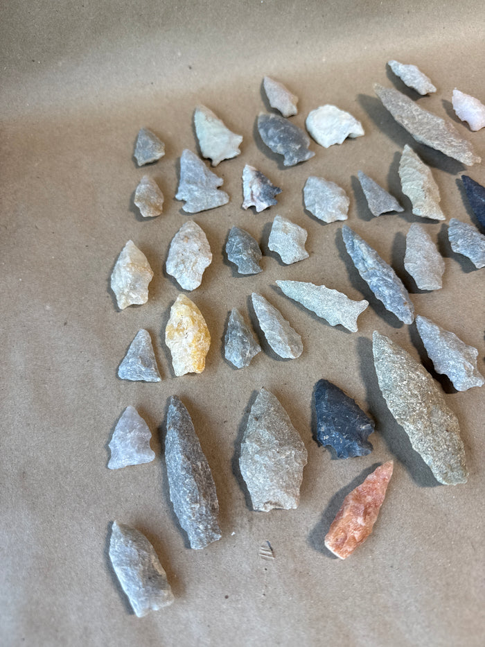Lot Of Arrowheads, ETC..  (C)