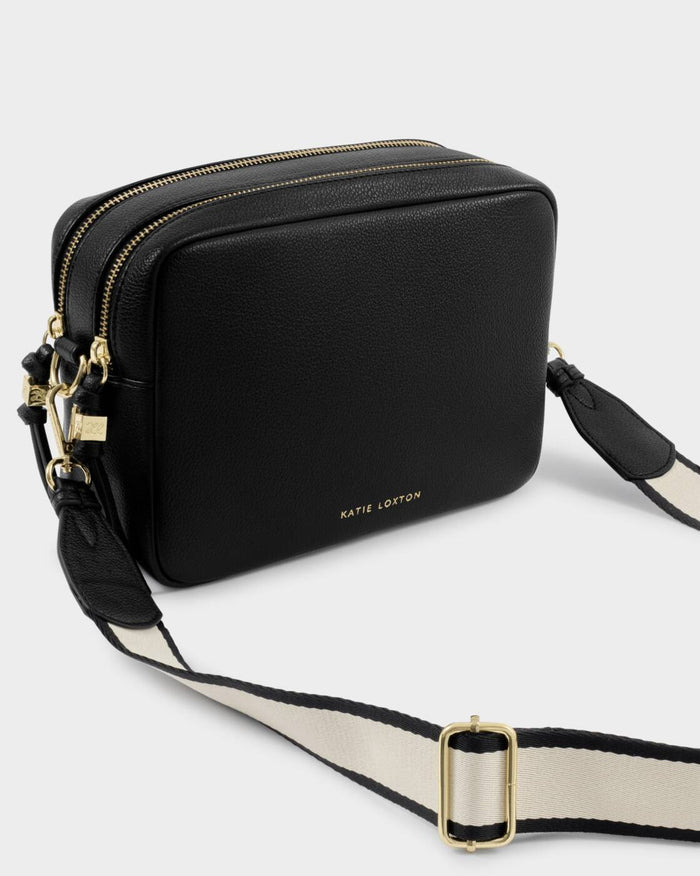 Lottie Large Crossbody Bag in Black