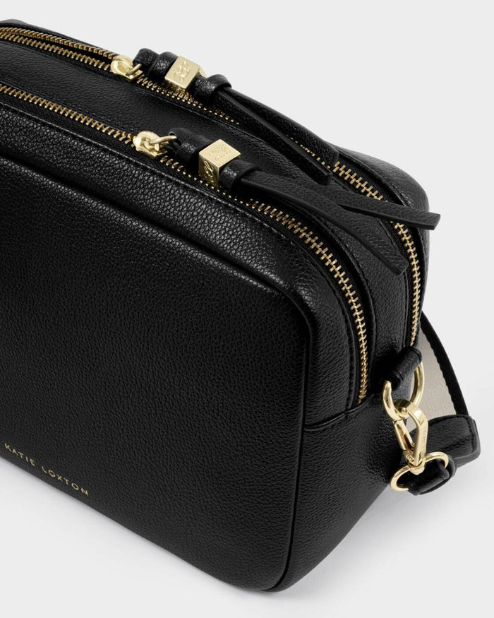 Lottie Large Crossbody Bag in Black